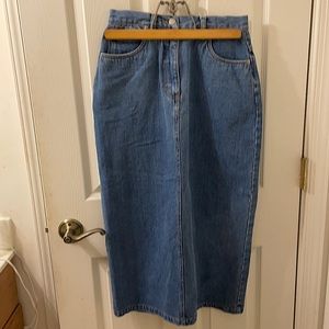 Vintage Jean straight skirt